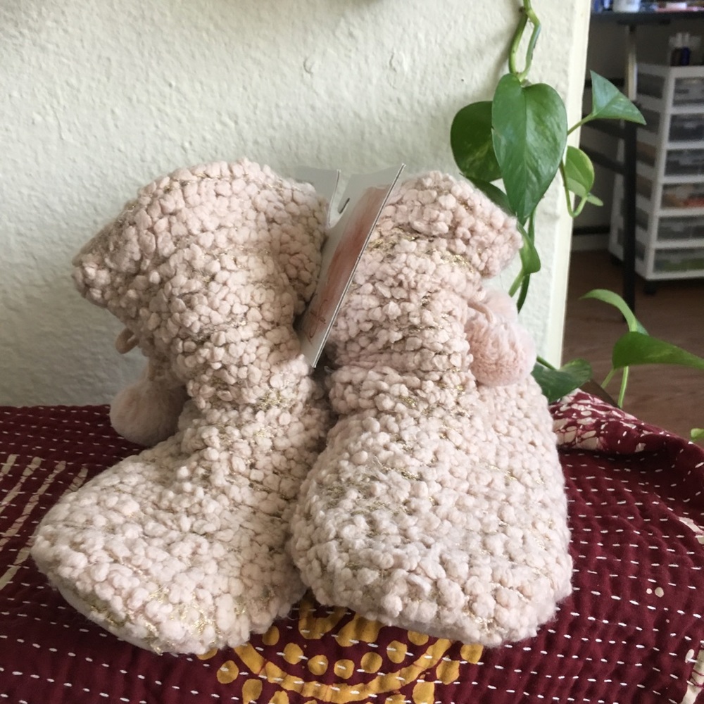 Cute comfy slip on boots